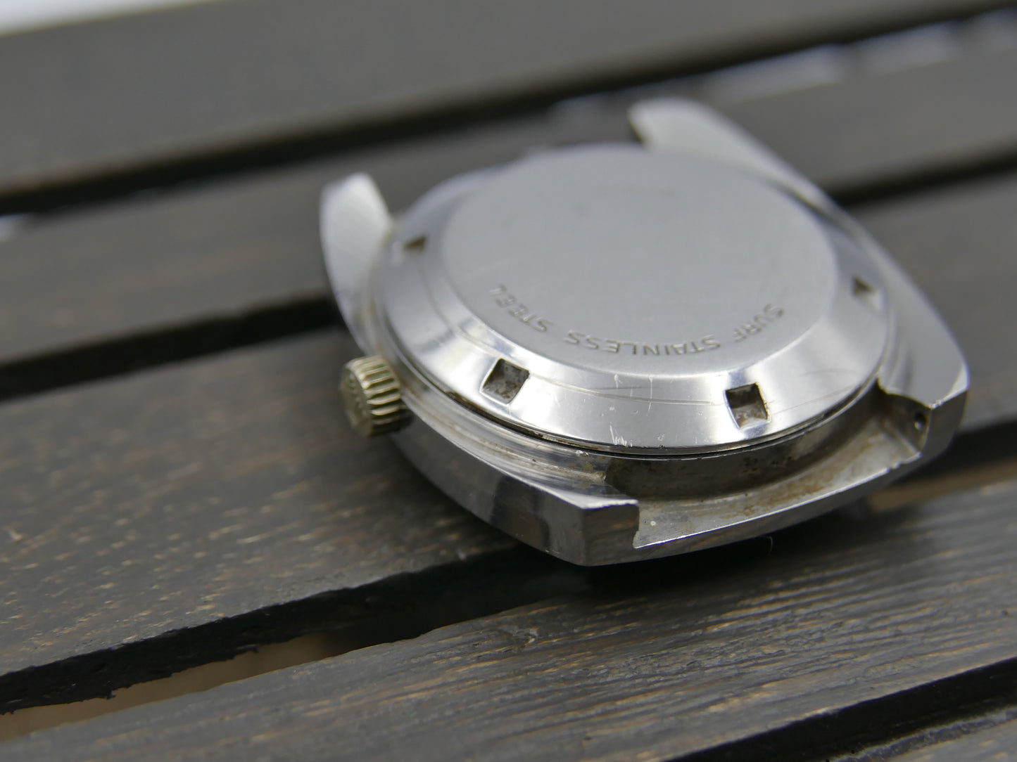 70's vintage watch mens zenith surf ref. 01.1300.380 automatic cal 2572 PC steel