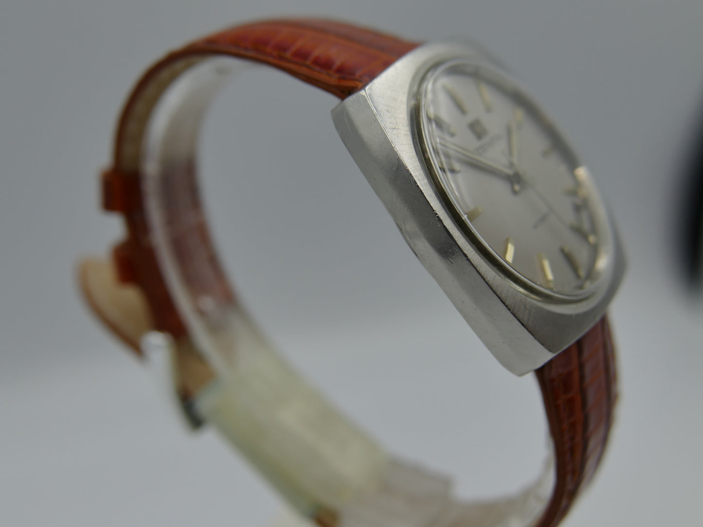 70's vintage watch mens zenith surf ref. 01.1300.380 automatic cal 2572 PC steel