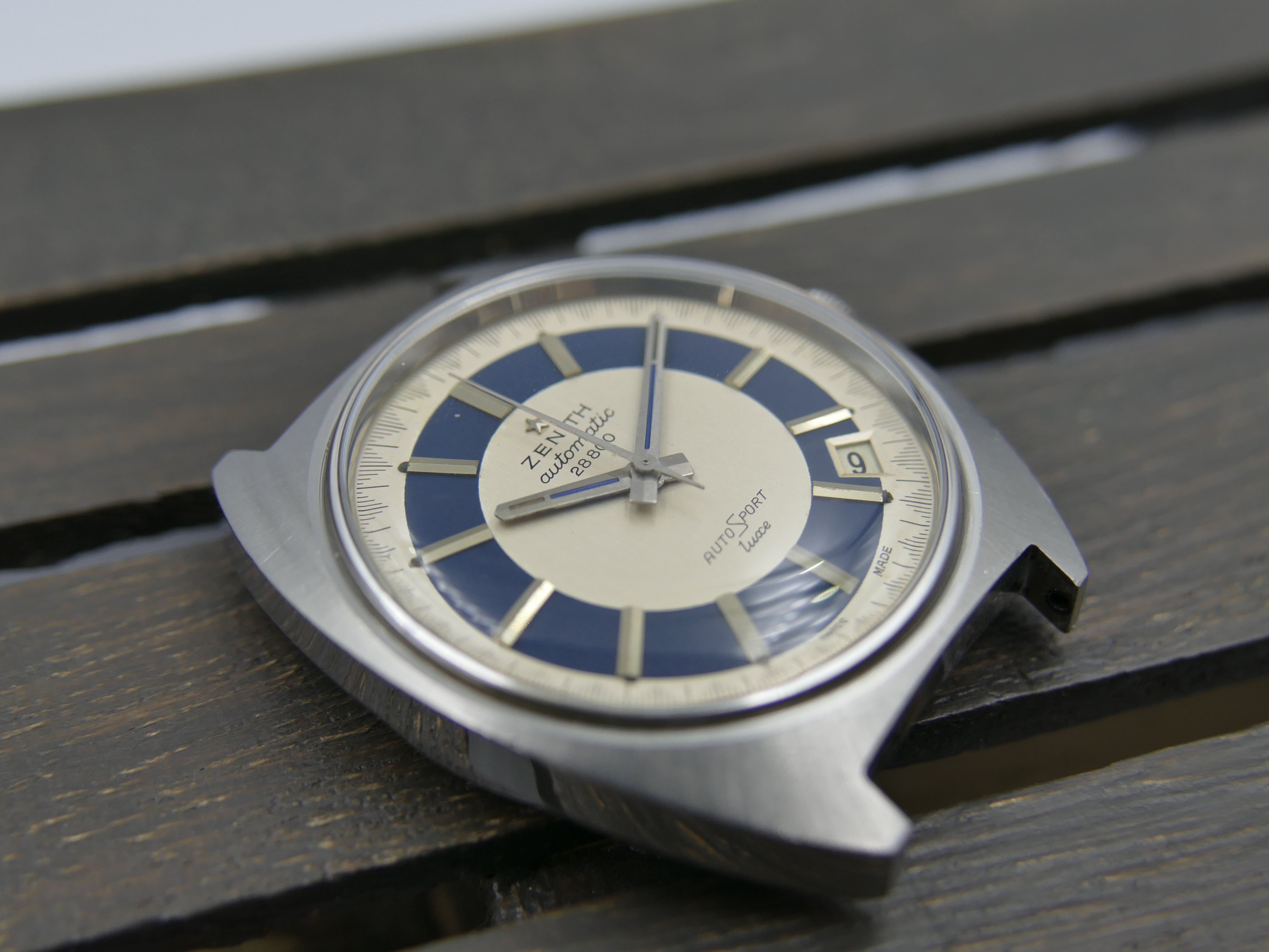 70's vintage watch mens Zenith automatic 28800 AutoSport luxe cal