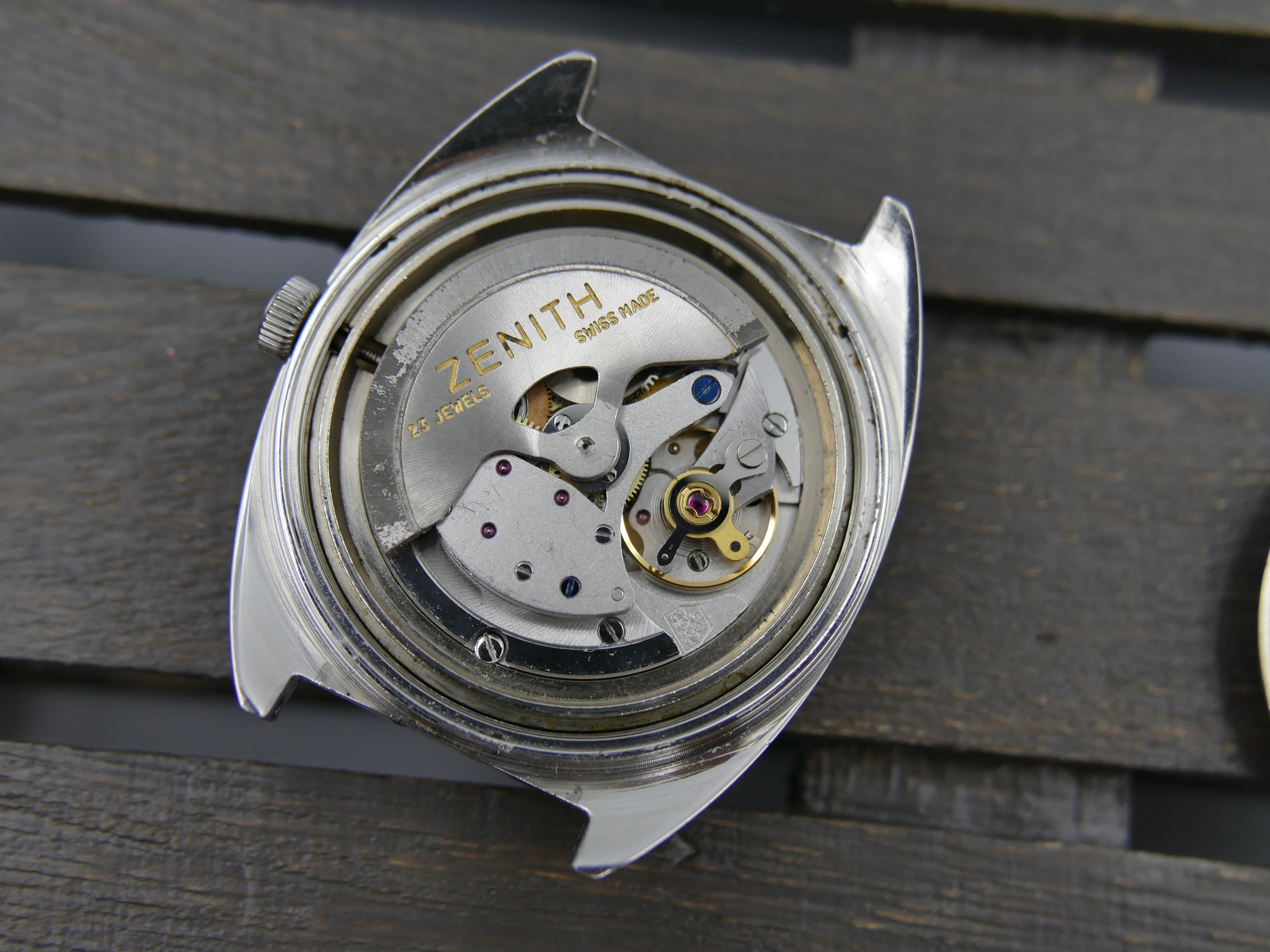 70's vintage watch mens Zenith automatic 28800 AutoSport luxe cal