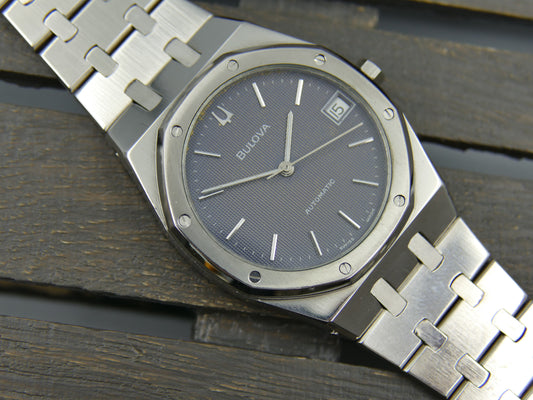 70's vintage watch mens bulova royal oak AP ref 4420101 / 12055 automatic rare