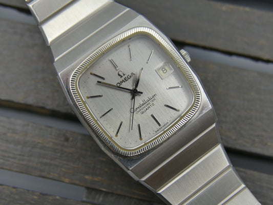 70's vintage watch mens Omega Constellation Chronometer quartz 1343 ref 198.0113
