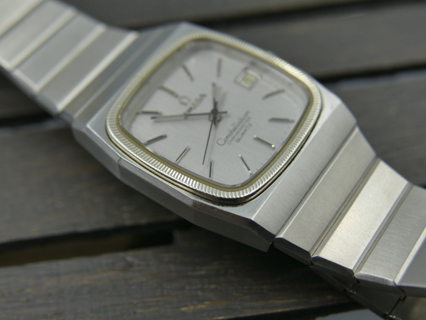 70's vintage watch mens Omega Constellation Chronometer quartz 1343 ref 198.0113