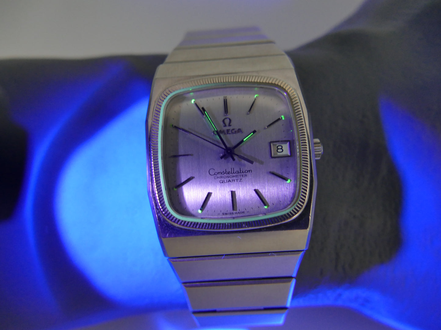 70's vintage watch mens Omega Constellation Chronometer quartz 1343 ref 198.0113