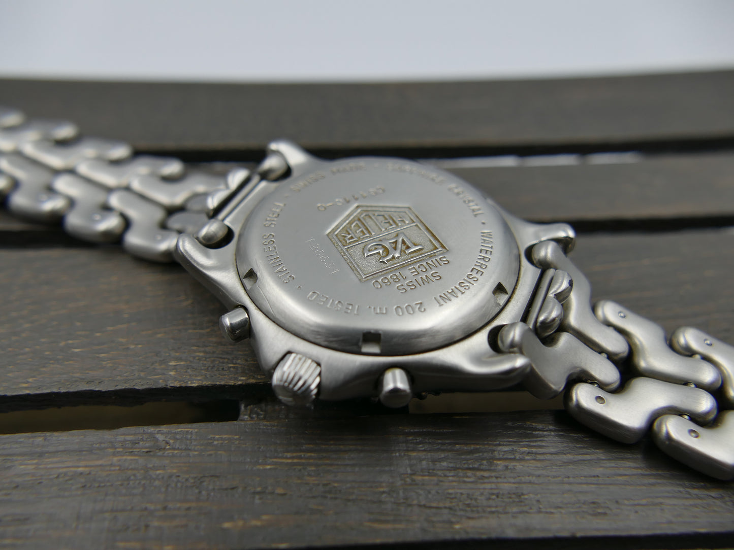 90's vintage watch mens TAG Heuer Link Chronograph CG1110 -0