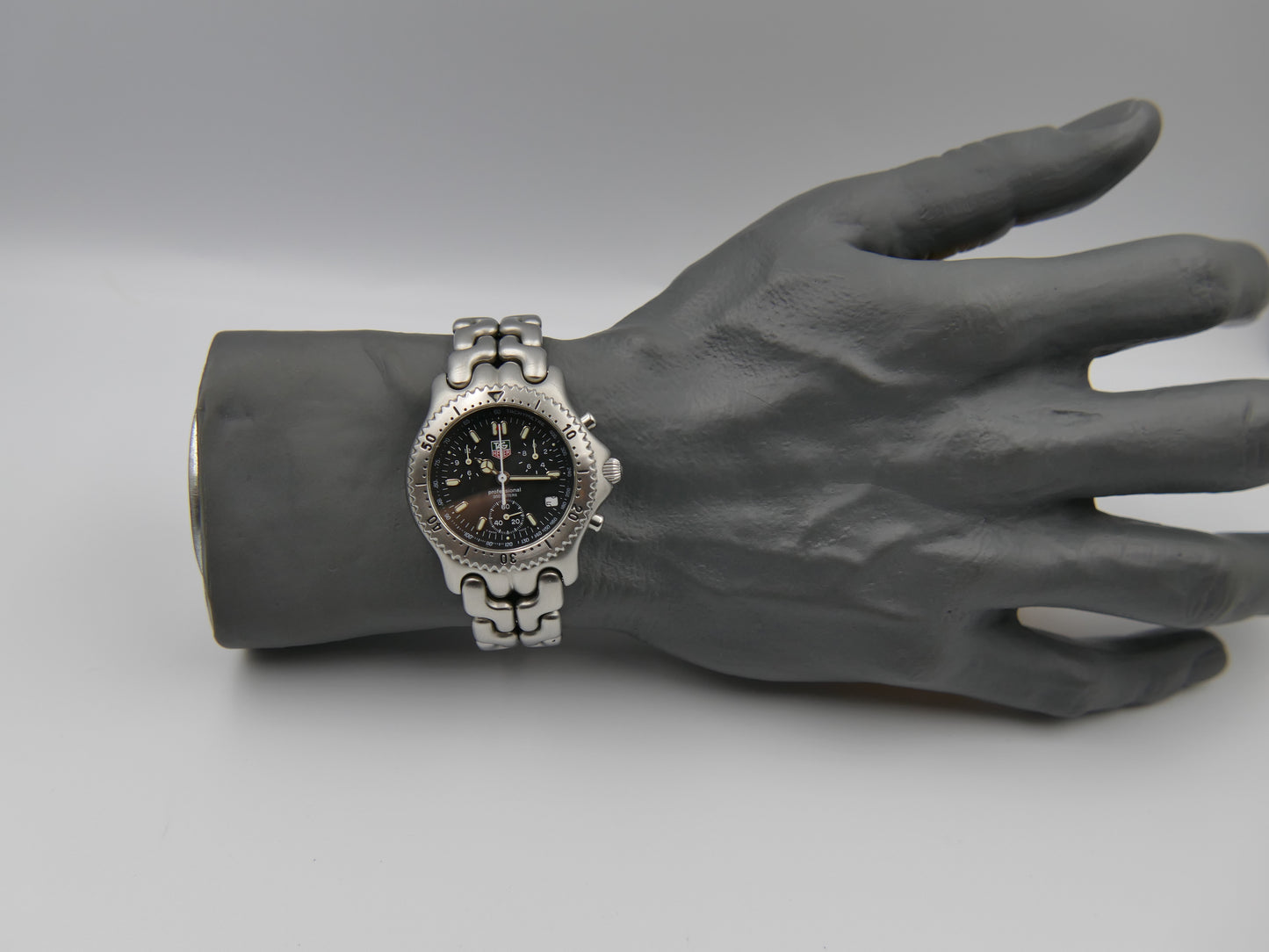 90's vintage watch mens TAG Heuer Link Chronograph CG1110 -0