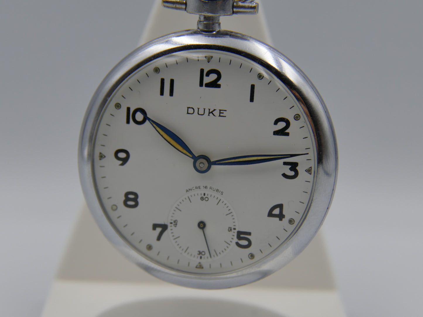 vintage pocket gousset watch DUKE manual wind  Parrenin HP 40