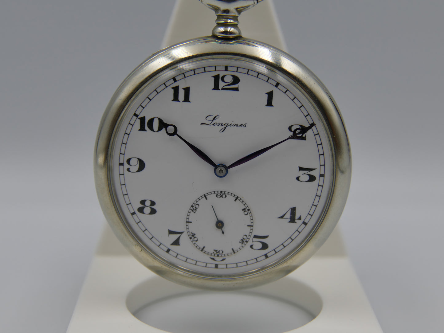 1927 vintage pocket gousset watch Longines manual wind