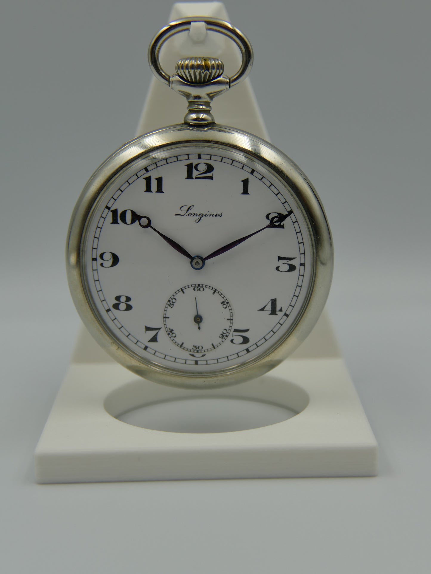 1927 vintage pocket gousset watch Longines manual wind