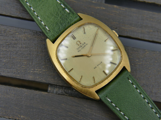 70's vintage watch mens Omega De ville ref. 161.768 / 162.767 automatic 1012
