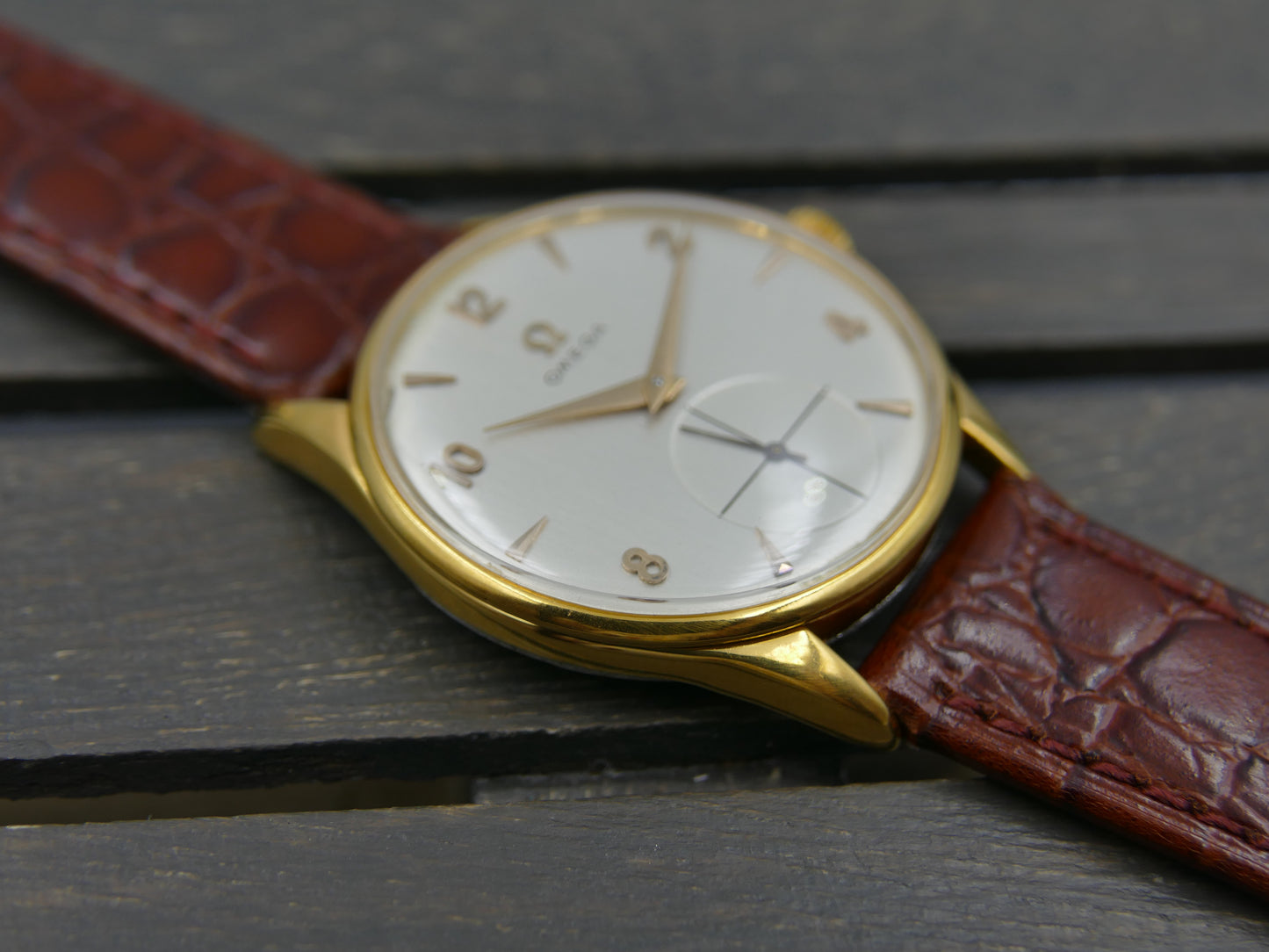 50's vintage watch mens Omega  BK 2800 -1 manual wind cal. 266 serviced