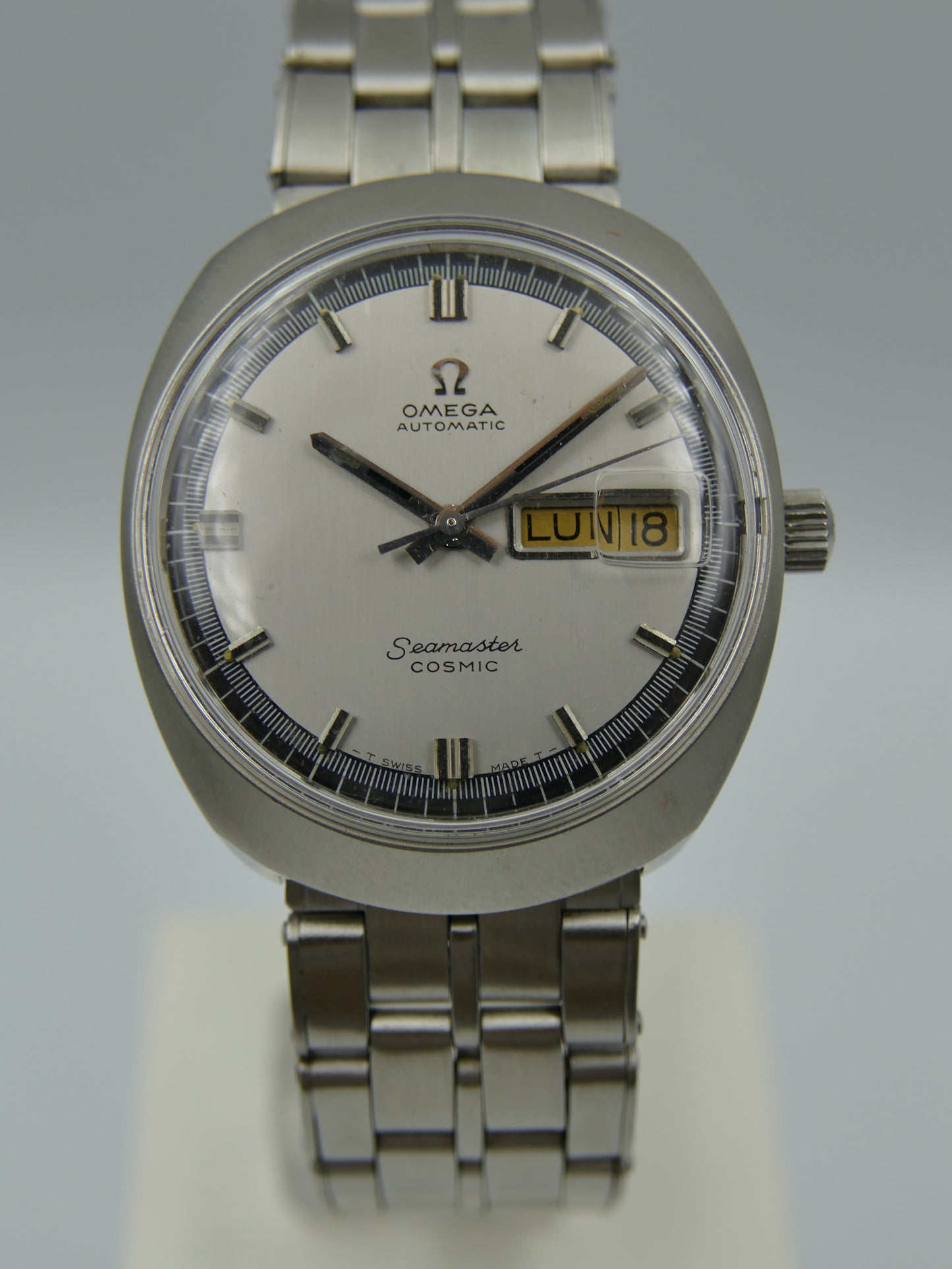 70s vintage watch mens Omega Seamaster Cosmic ref 166.035 automatic 752 serviced