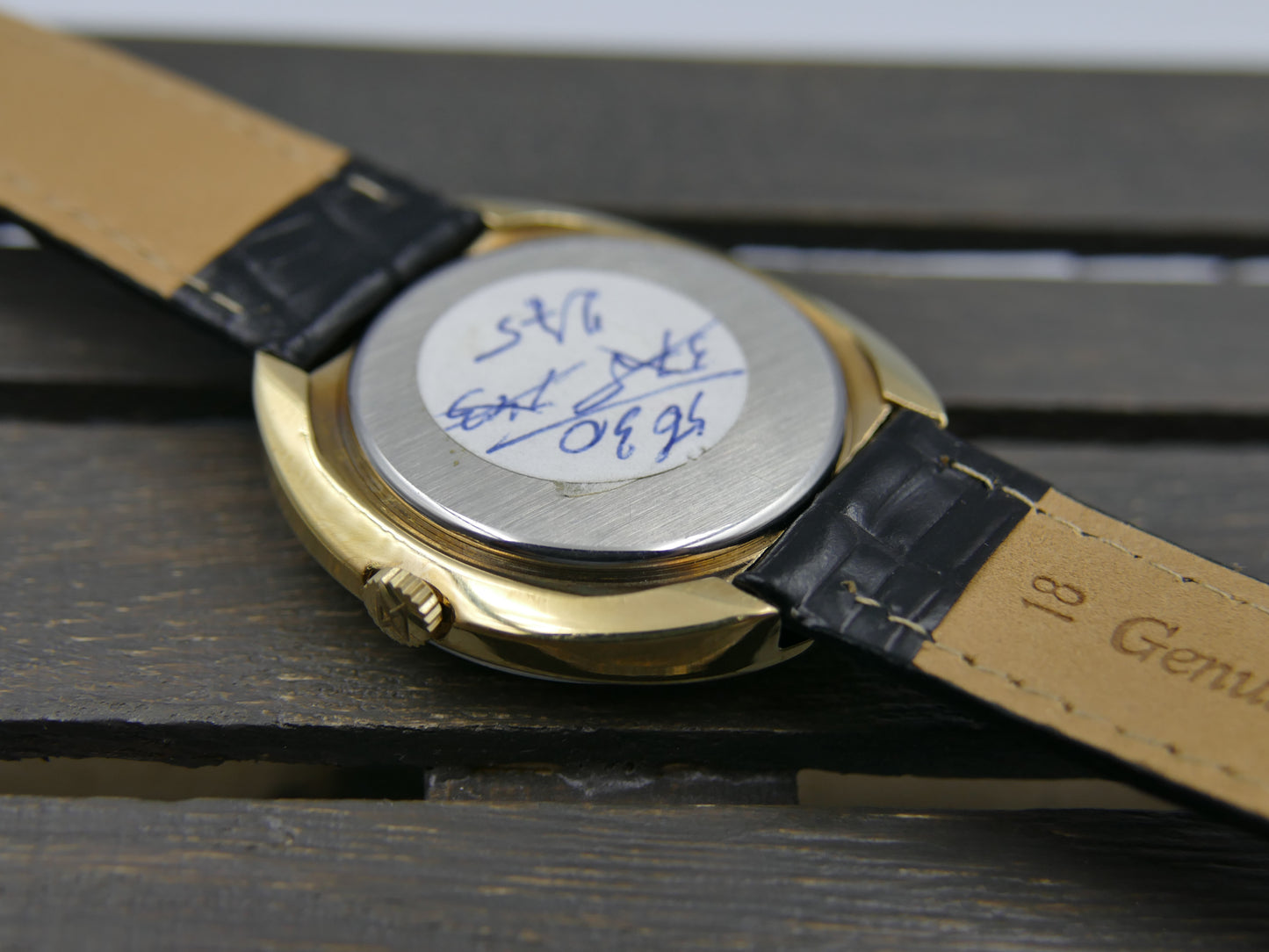 80's vintage watch mens Edox oval ref 32807-10 hand wind Cal. AS / ST 1950 / 51  N.O.S