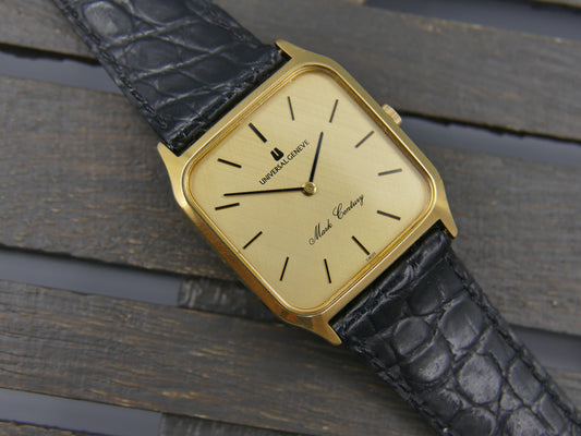 80s vintage watch mens Universal Geneve Mark Century ref. 226674 quartz w/box