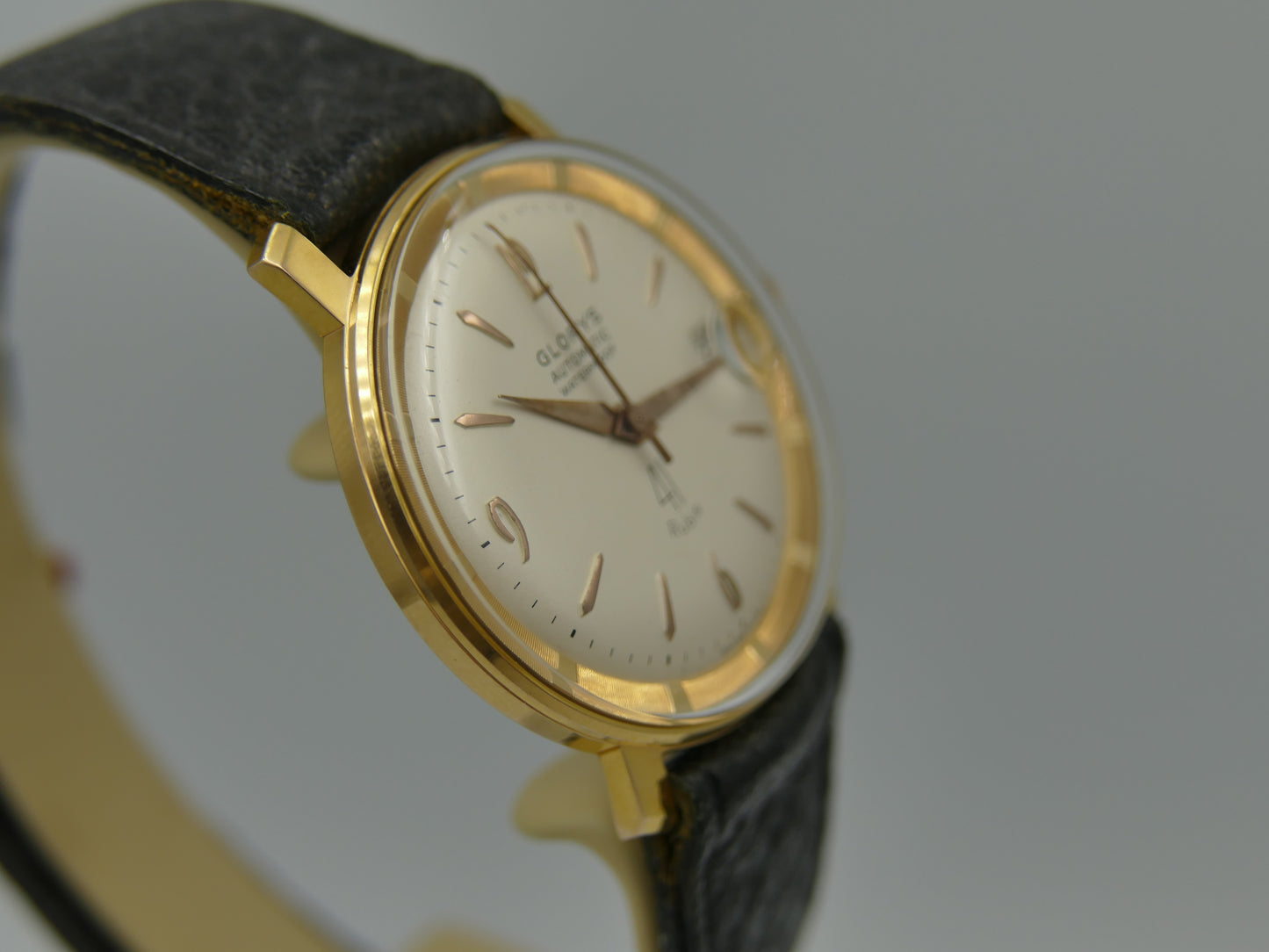 60s vintage watch mens swiss Glorys automatic 41 jewels ETA 2452 NOS serviced
