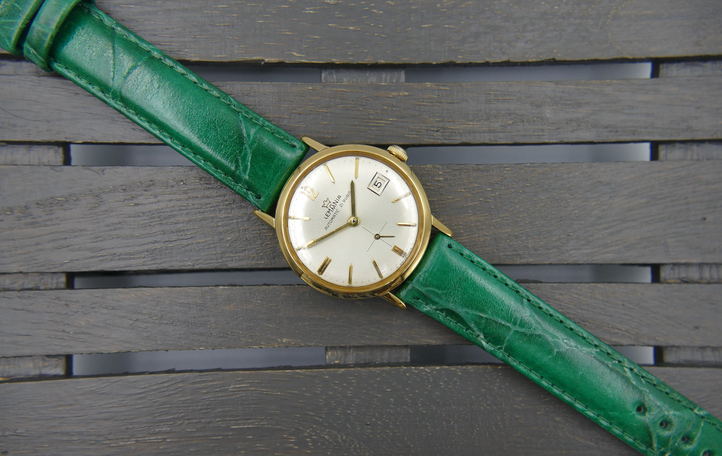60’s vintage watch mens Lemania ref 867 PA-64 automatic cal L 3615 serviced