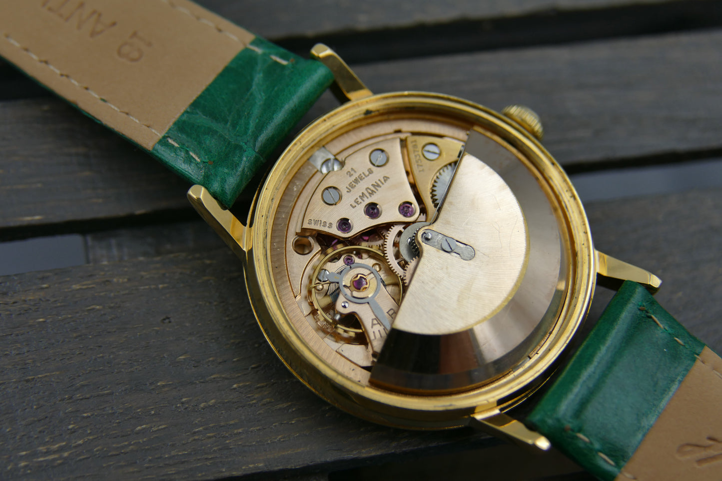 60’s vintage watch mens Lemania ref 867 PA-64 automatic cal L 3615 serviced