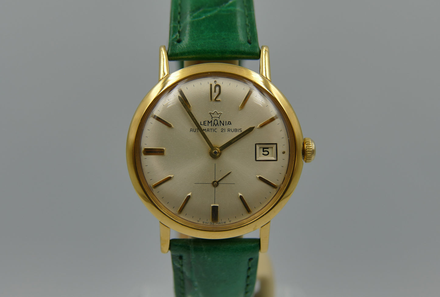 60’s vintage watch mens Lemania ref 867 PA-64 automatic cal L 3615 serviced