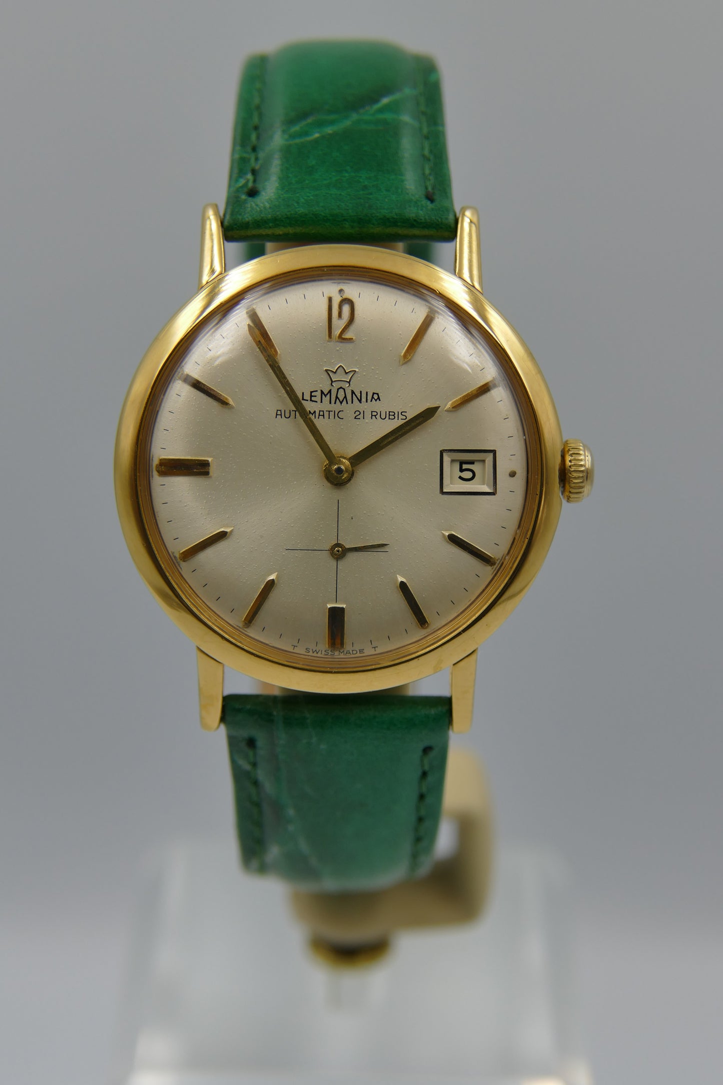 60’s vintage watch mens Lemania ref 867 PA-64 automatic cal L 3615 serviced
