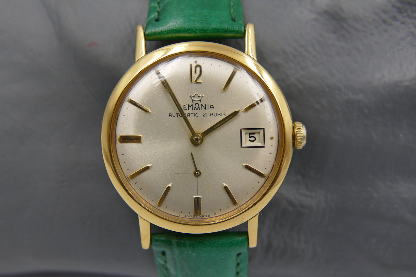 60’s vintage watch mens Lemania ref 867 PA-64 automatic cal L 3615 serviced