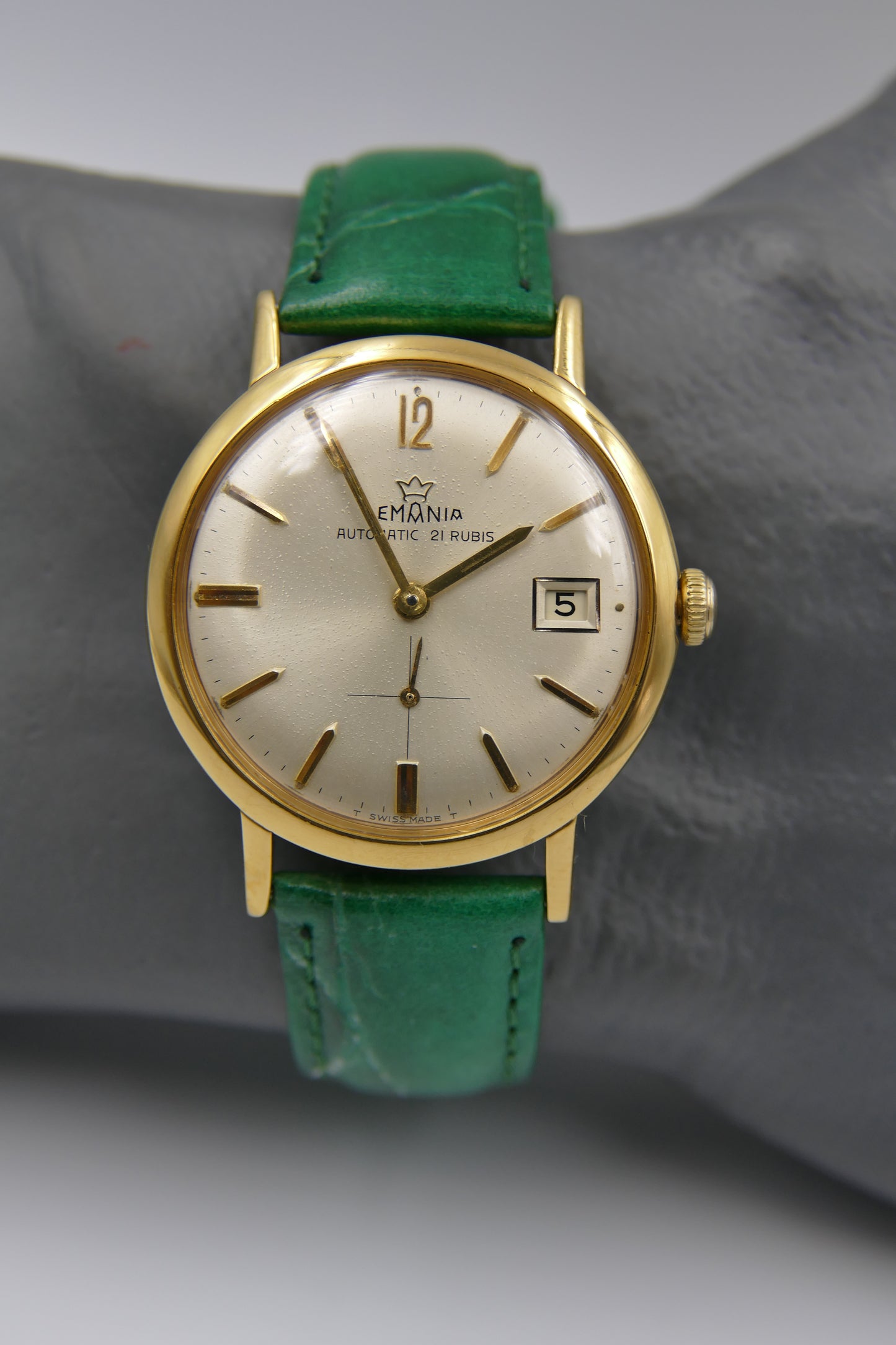 60’s vintage watch mens Lemania ref 867 PA-64 automatic cal L 3615 serviced