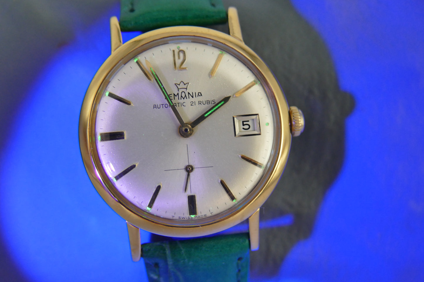 60’s vintage watch mens Lemania ref 867 PA-64 automatic cal L 3615 serviced