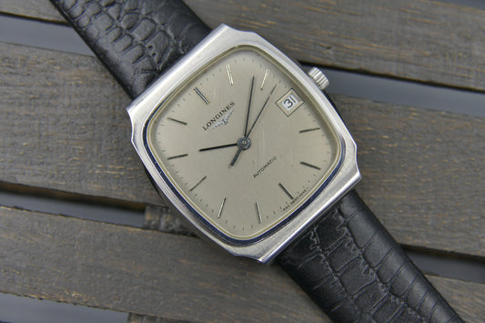 70s vintage watch mens Longines ref. 4848 automatic L990.1 serviced