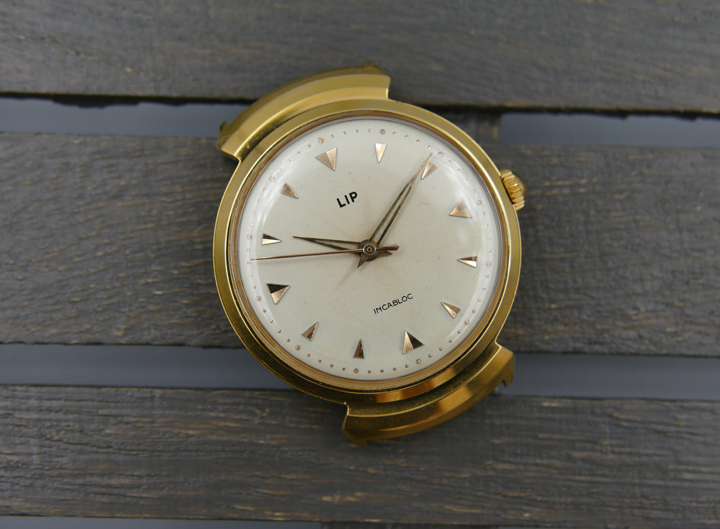 60s vintage watch dress mens LIP ref 233.335 Hooded Lugs Hand-winding Cal. R23B