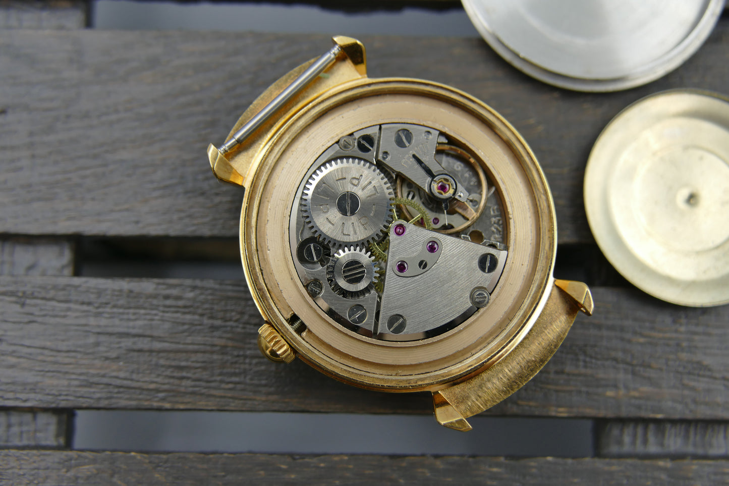 60s vintage watch dress mens LIP ref 233.335 Hooded Lugs Hand-winding Cal. R23B