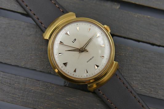 60s vintage watch dress mens LIP ref 233.335 Hooded Lugs Hand-winding Cal. R23B