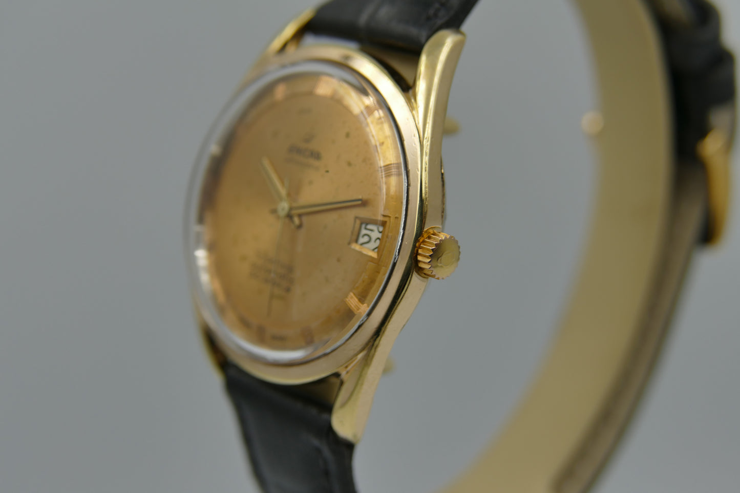 60’s vintage watch mens Enicar 100/254 ACPS Ultrsonic Supertest polerouter automatic AR 1125