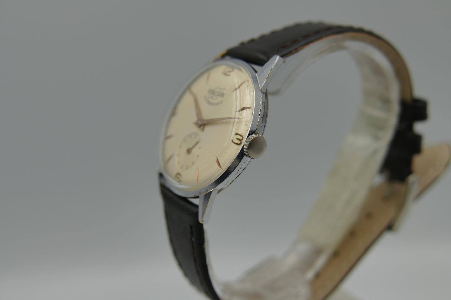 60s vintage watch Enicar 100/73M manual wind AR 1012 serviced