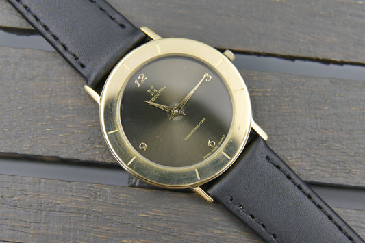 90s Vintage watch mens dress Zenith cosmopolitan ref 27.0290.385 Gold Tone ultra Thin