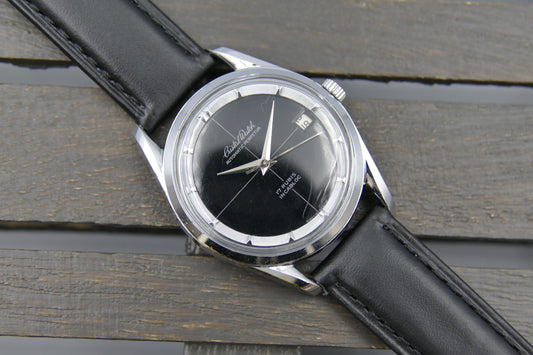 vintage watch mens Crystal Watch automatic eta 2432 perpetua polerouter serviced
