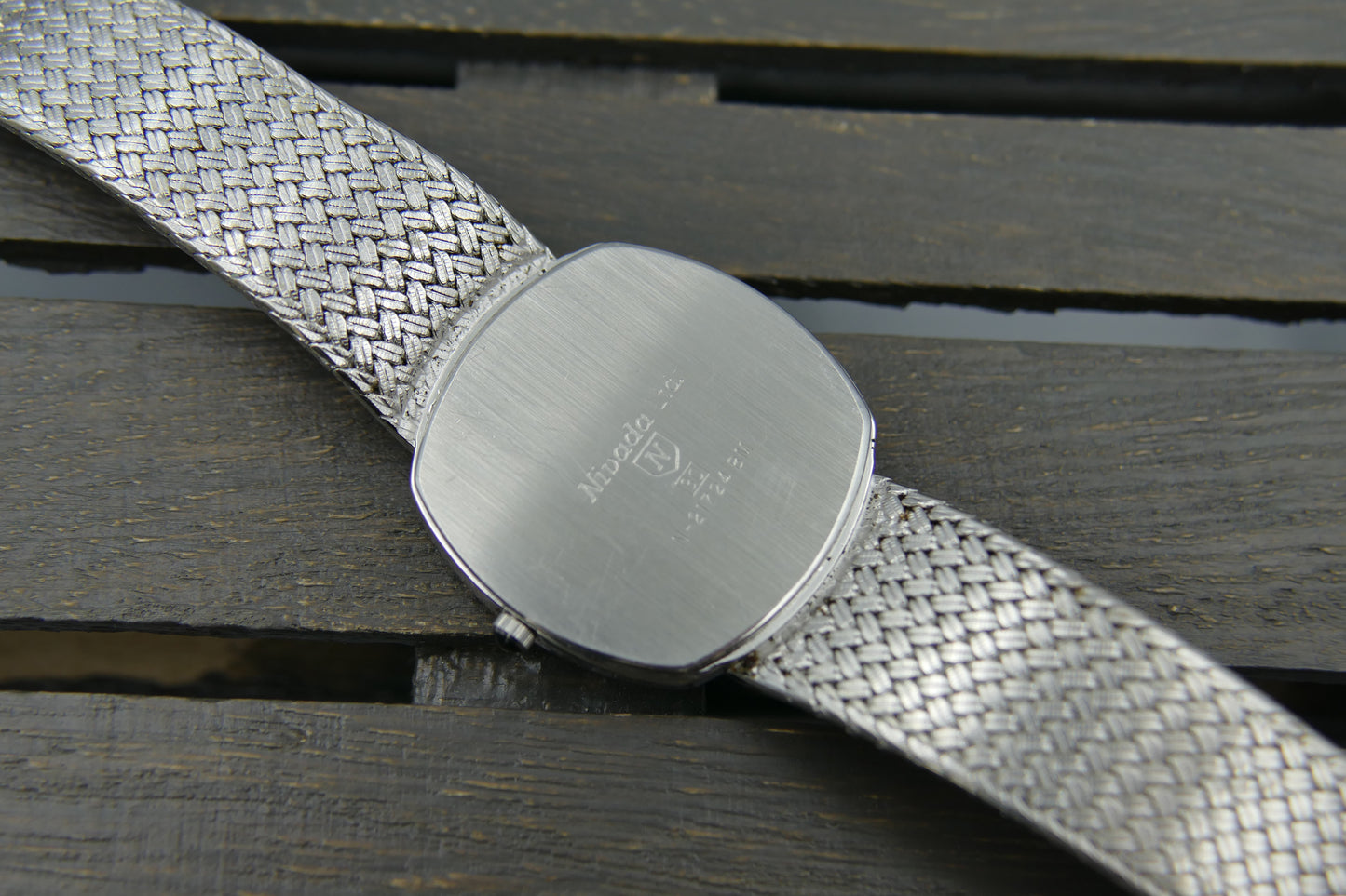 Vintage watch dress elegant Diamond Nivada ref. 21724 Thin