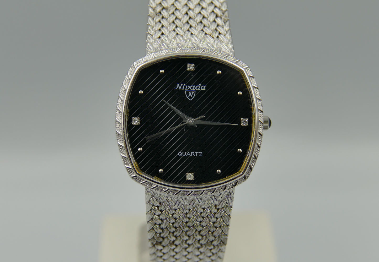 Vintage watch dress elegant Diamond Nivada ref. 21724 Thin