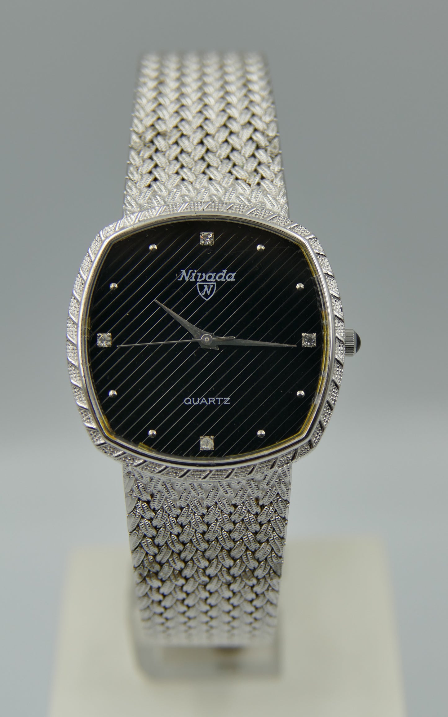 Vintage watch dress elegant Diamond Nivada ref. 21724 Thin