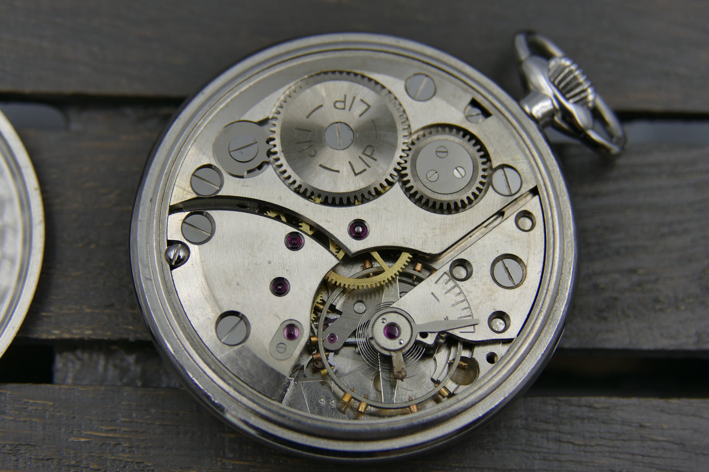 vintage pocket gousset watch LIP R40 made in france serviced