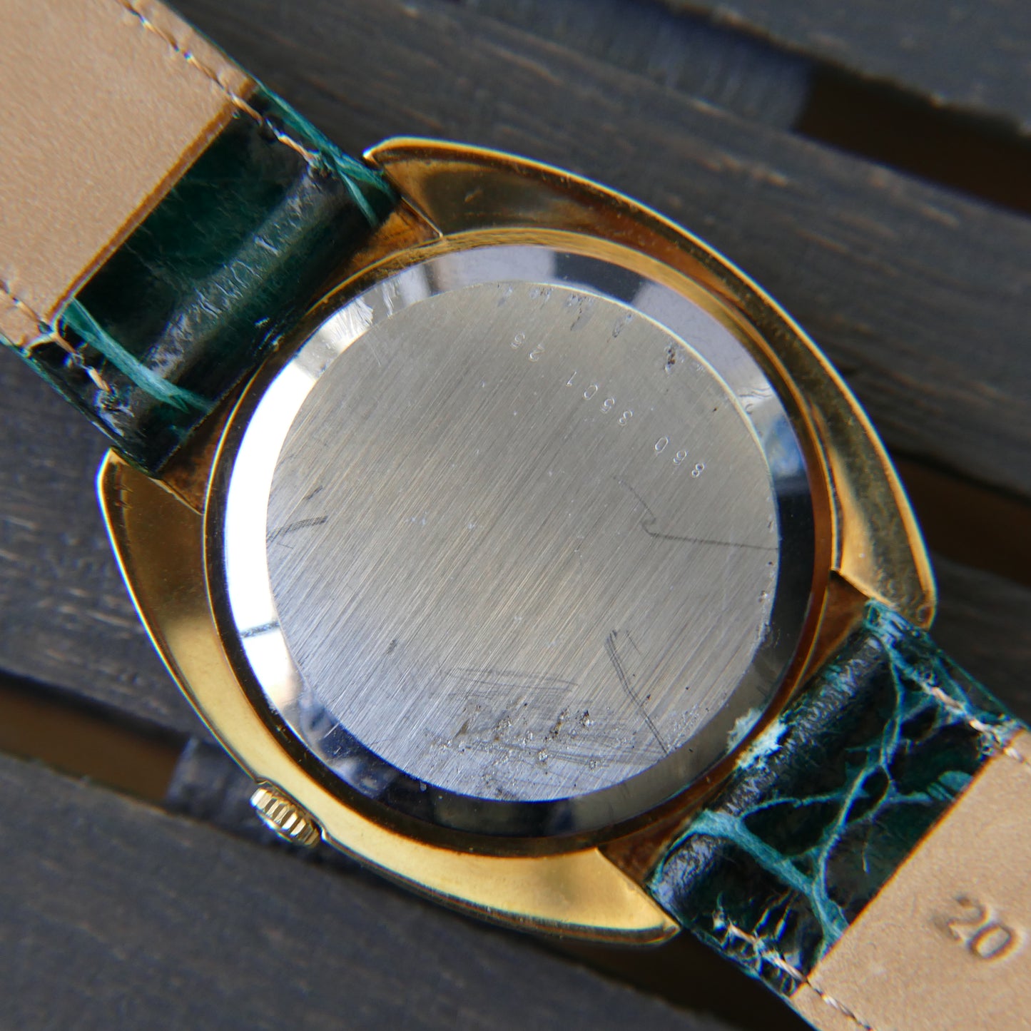 60s Vintage watch mens oversize Certina ref. 860.3510.25 hand wind 28-10 gold pl Thin