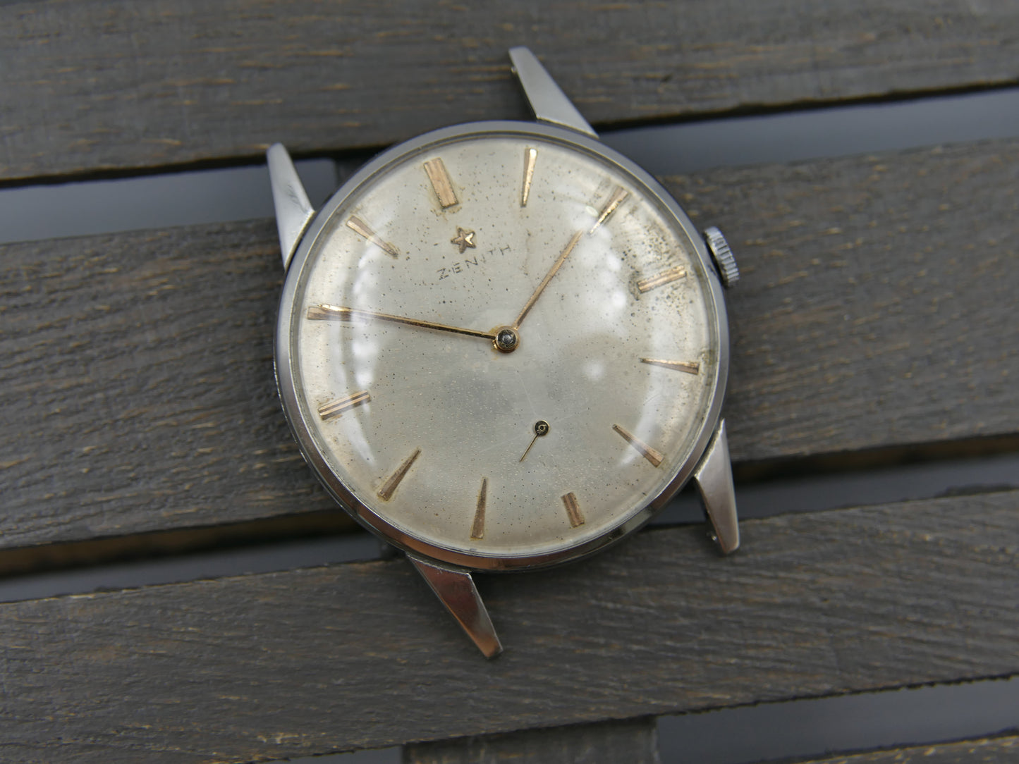 60s vintage watch mens Zenith manual wind cal. 40-T serviced