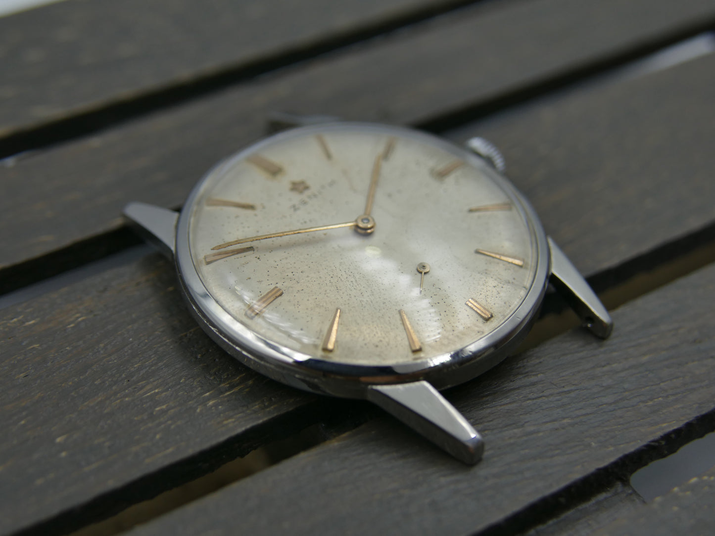 60s vintage watch mens Zenith manual wind cal. 40-T serviced