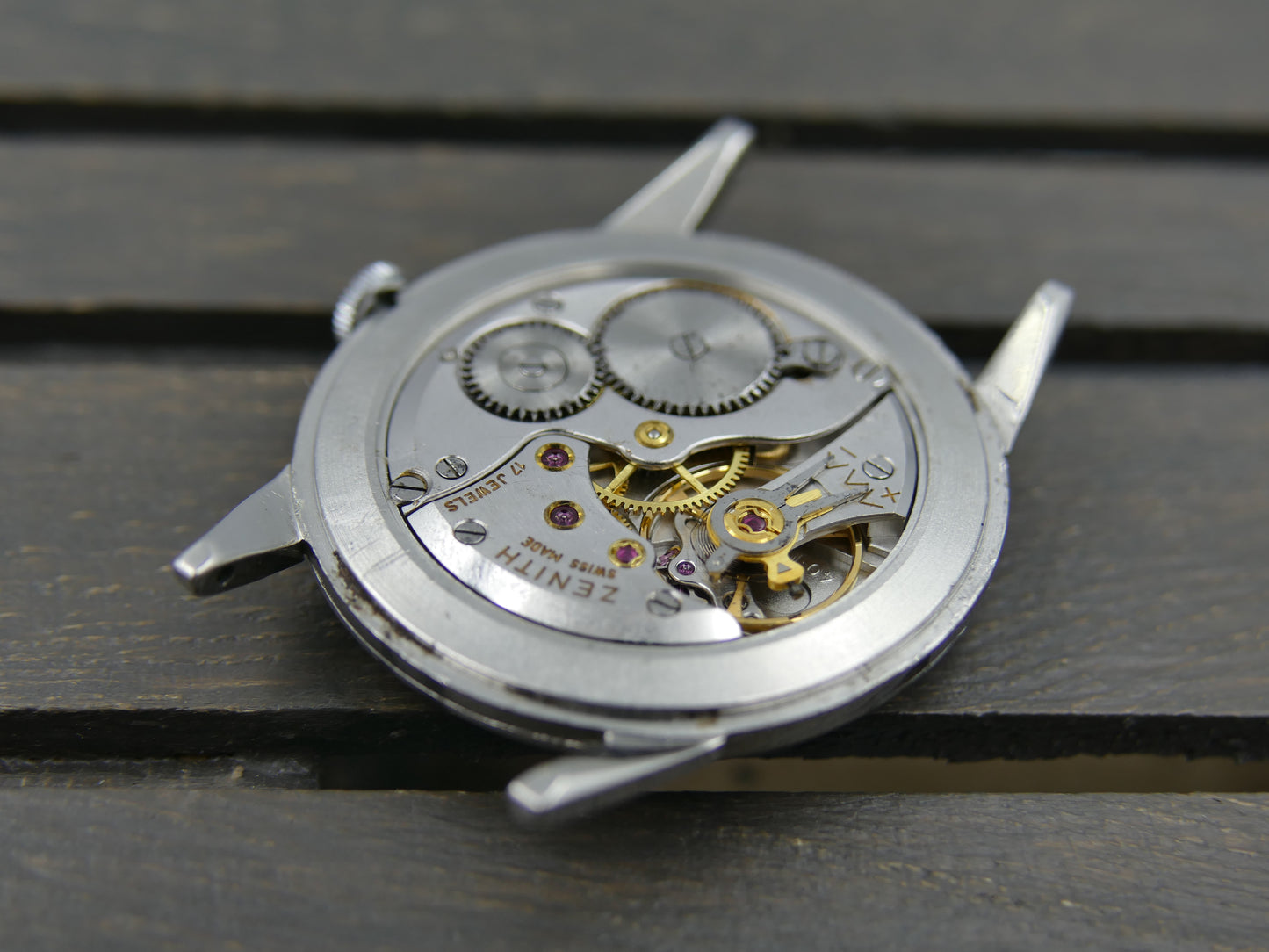 60s vintage watch mens Zenith manual wind cal. 40-T serviced
