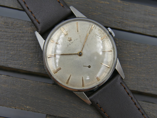 60s vintage watch mens Zenith manual wind cal. 40-T serviced