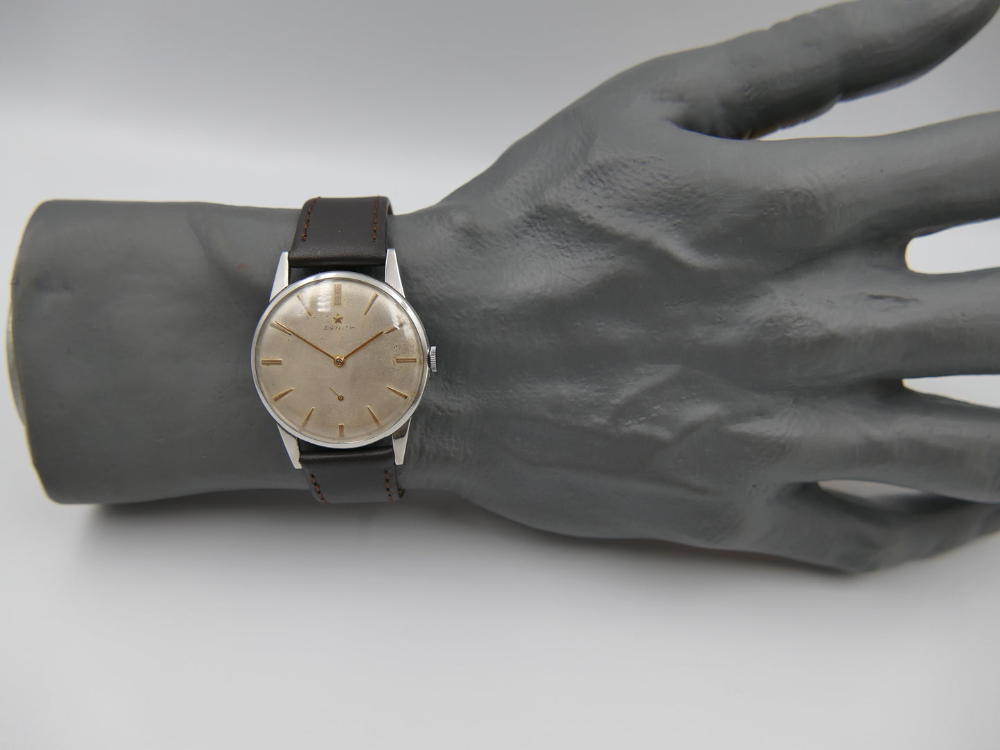 60s vintage watch mens Zenith manual wind cal. 40-T serviced
