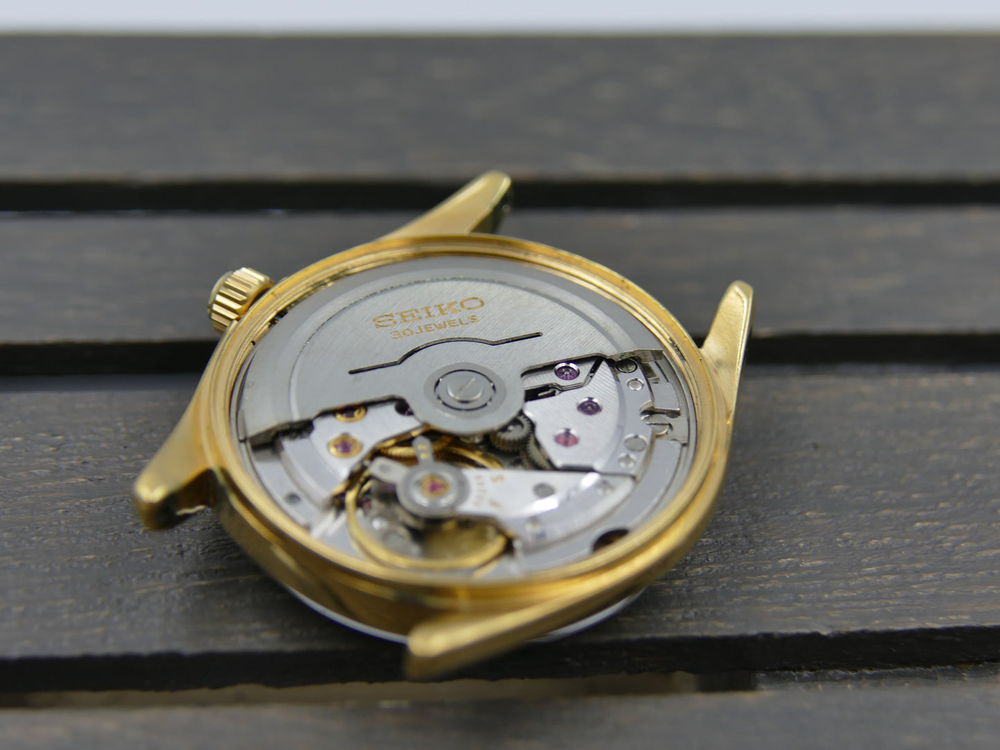 60s Vintage watch mens Seiko Seikomatic-R  Diashock 8305-8000 30J Automatic Cal8305 JDM