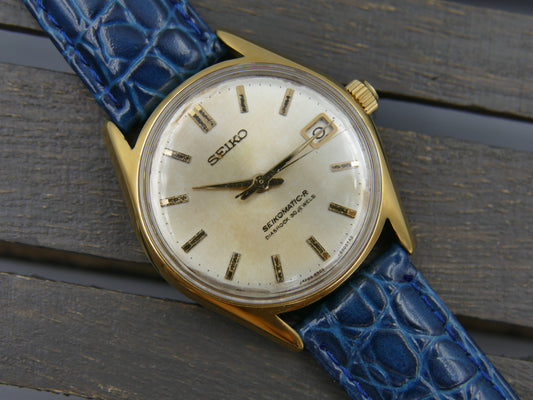 60s Vintage watch mens Seiko Seikomatic-R  Diashock 8305-8000 30J Automatic Cal8305 JDM