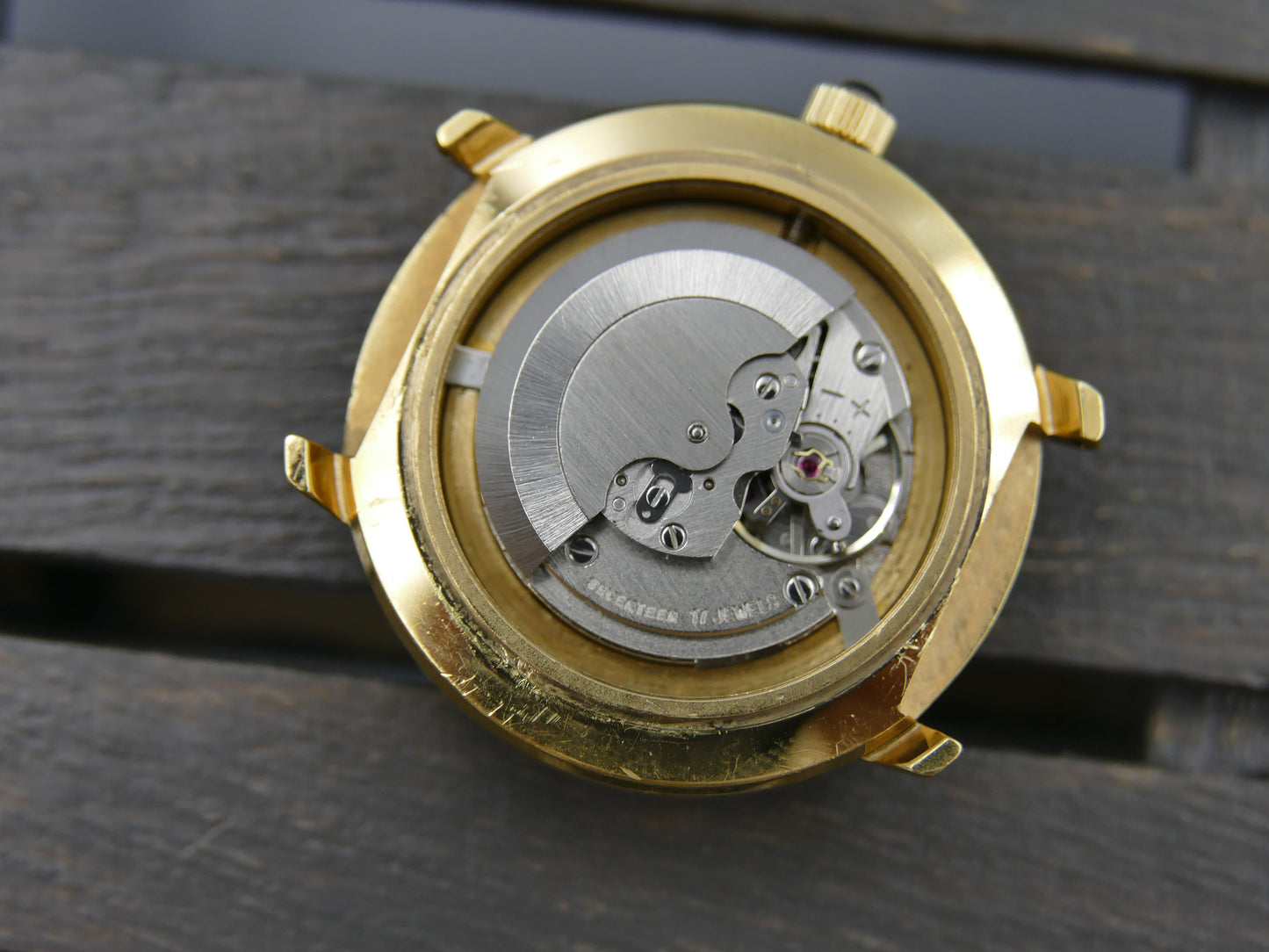 Vintage watch Nivada tiger eye dial Yves Saint Laurent ref 5490 automatic AS 1788