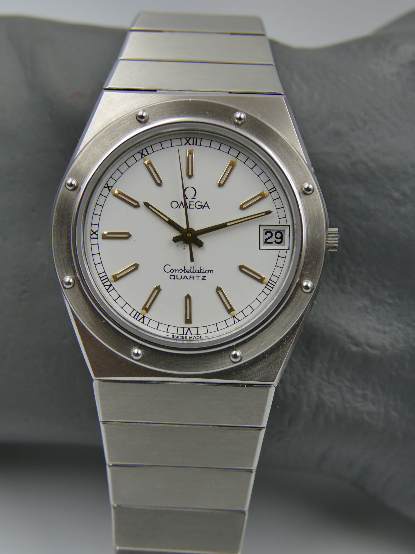 70’s vintage watch mens Omega Constellation marine gerald genta ref. 196.0147 / 396.0879