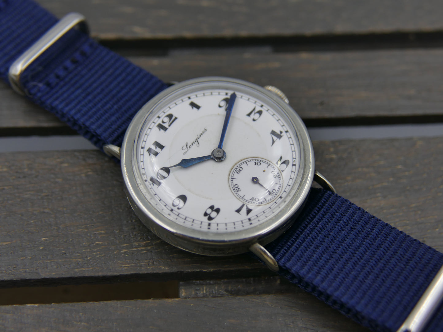 20s vintage watch mens Longines manual wind 13.34zz trench military