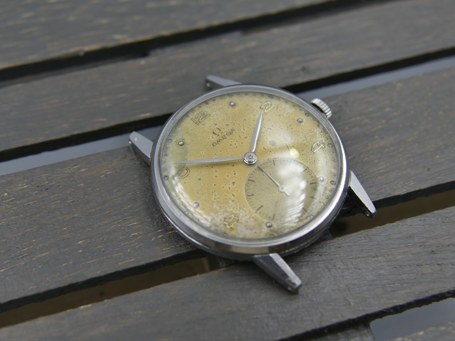 40’s vintage watch mens Omega ref. 2271 hand wind 30t2 serviced